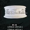 Đầu cột tròn, mẫu thức cột tròn đơn giản cho nhà phố