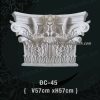 Đầu cột vuông xi măng trang trí