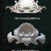 Phù điêu hoa văn vỏ sò cổ điển