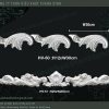 Phù điêu hoa văn ghép theo thiết kế