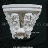 Phù điêu đôi thiên thần đỡ chậu đẹp tại Bình Dương