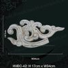 Hoa văn trang trí mái chùa xi măng đẹp Bình Dương